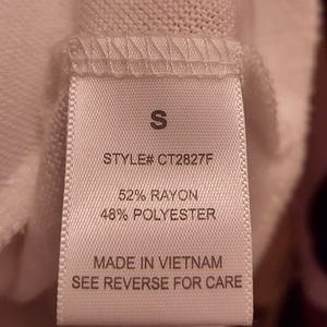 Small, front knot cream sweater